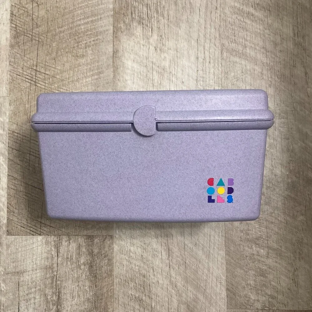 Vintage 90s Caboodles Pretty in Petite Lavender Case #2720